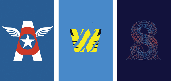 Minimal Comic Book Posters
